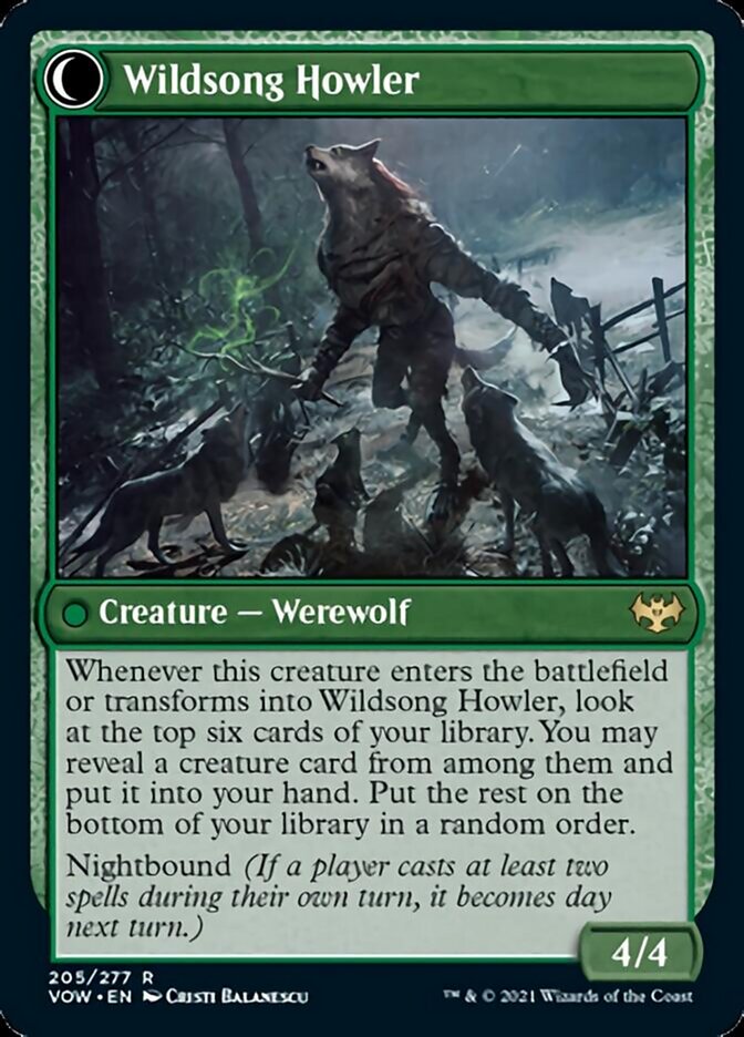 Howlpack Piper // Wildsong Howler [Innistrad: Crimson Vow] | Gamers Paradise