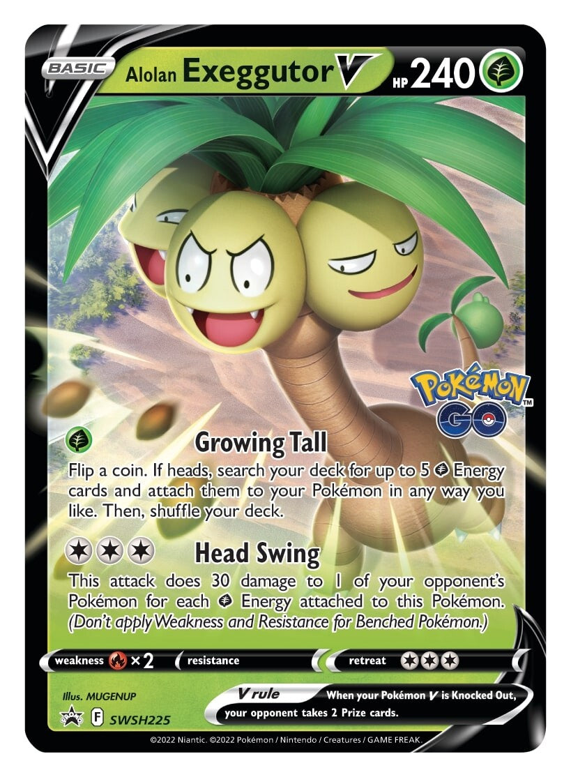 Alolan Exeggutor V (SWSH225) [Sword & Shield: Black Star Promos] | Gamers Paradise