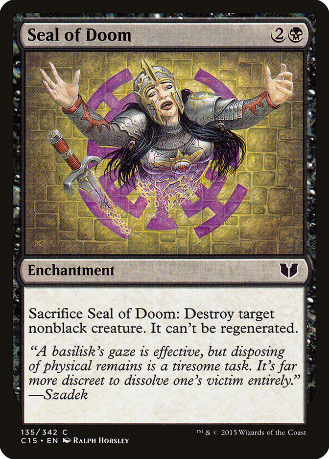 Seal of Doom [Commander 2015] | Gamers Paradise