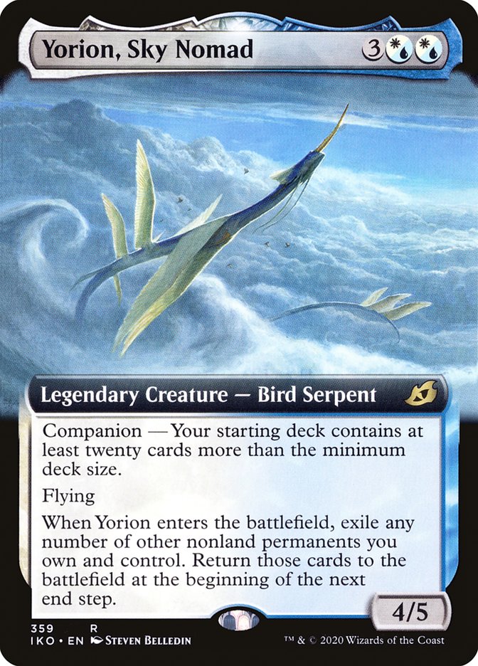 Yorion, Sky Nomad (Extended Art) [Ikoria: Lair of Behemoths] | Gamers Paradise