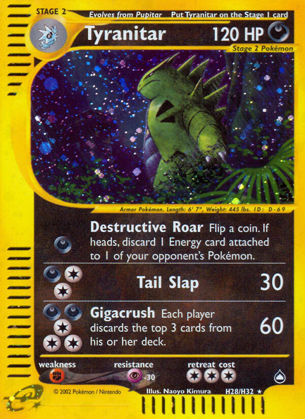 Tyranitar (H28/H32) [Aquapolis] | Gamers Paradise
