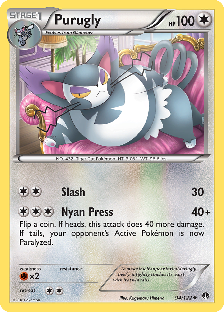 Purugly (94/122) [XY: BREAKpoint] | Gamers Paradise