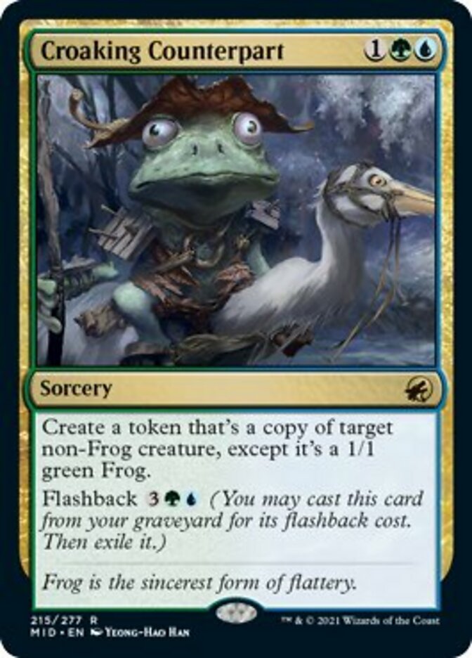 Croaking Counterpart [Innistrad: Midnight Hunt] | Gamers Paradise