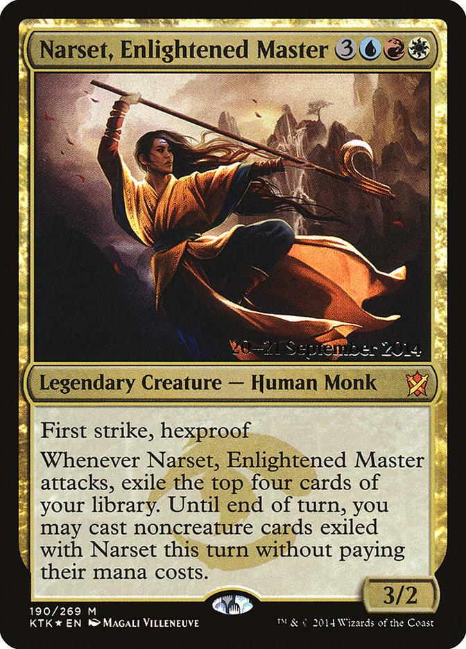 Narset, Enlightened Master [Khans of Tarkir Prerelease Promos] | Gamers Paradise