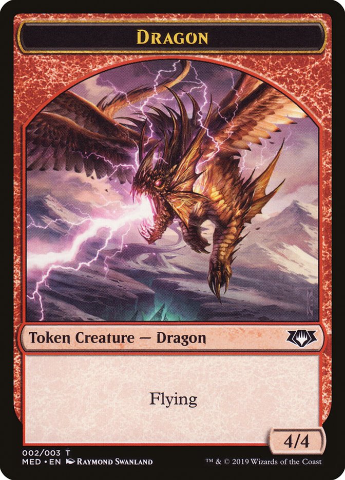 Dragon Token [Mythic Edition Tokens] | Gamers Paradise