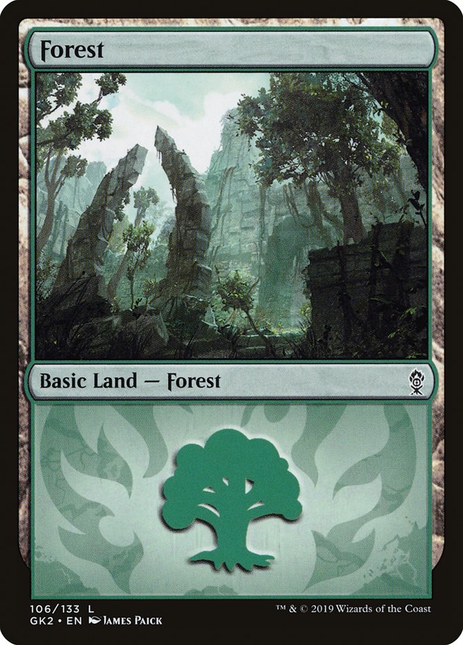 Forest (106) [Ravnica Allegiance Guild Kit] | Gamers Paradise
