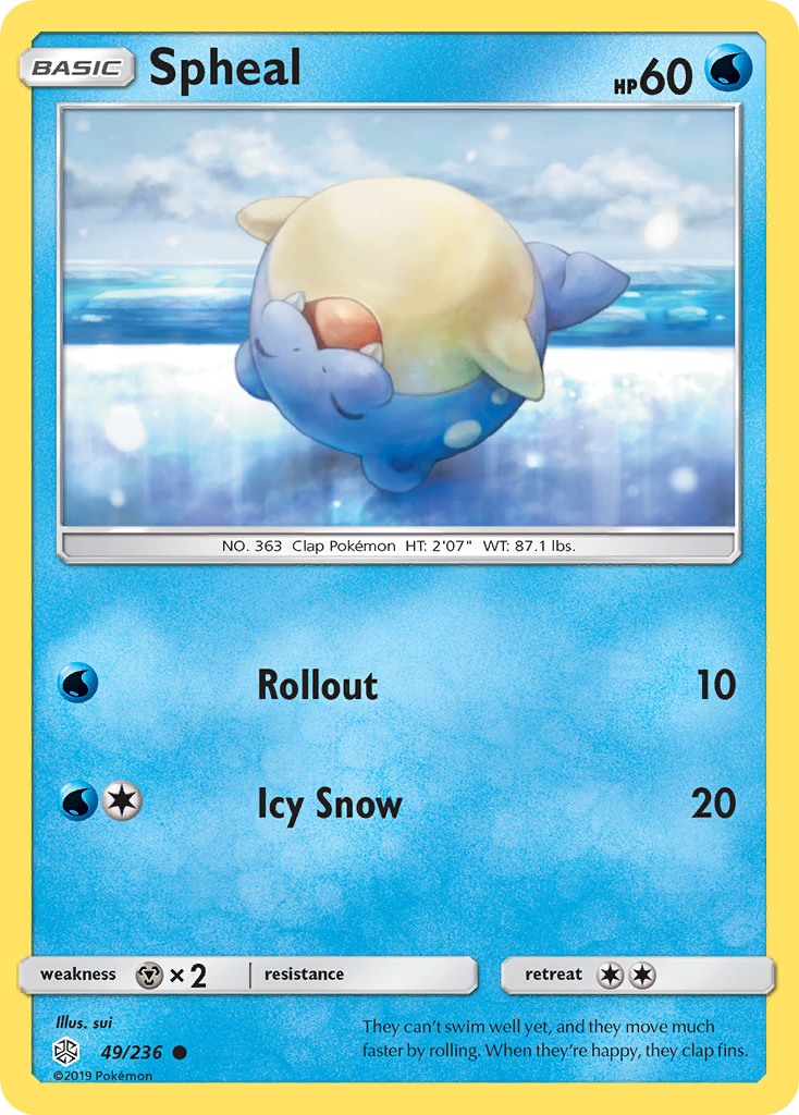 Spheal (49/236) [Sun & Moon: Cosmic Eclipse] | Gamers Paradise