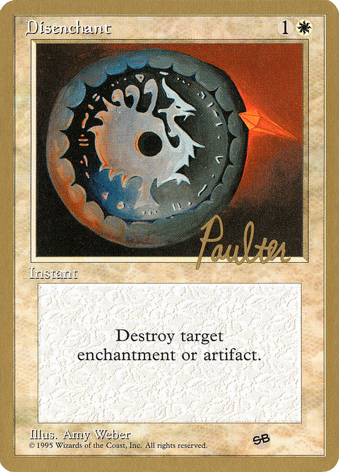 Disenchant (Preston Poulter) (SB) [Pro Tour Collector Set] | Gamers Paradise