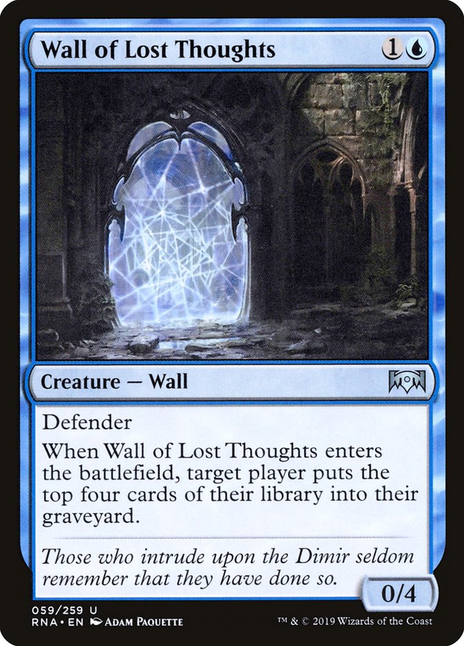 Wall of Lost Thoughts [Ravnica Allegiance] | Gamers Paradise