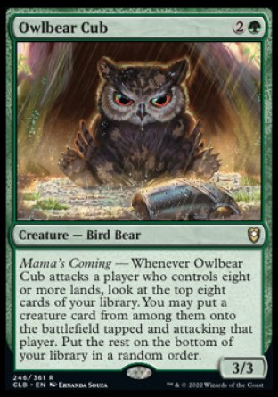 Owlbear Cub [Commander Legends: Battle for Baldur's Gate] | Gamers Paradise