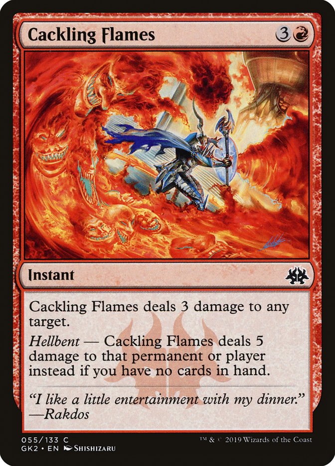 Cackling Flames [Ravnica Allegiance Guild Kit] | Gamers Paradise