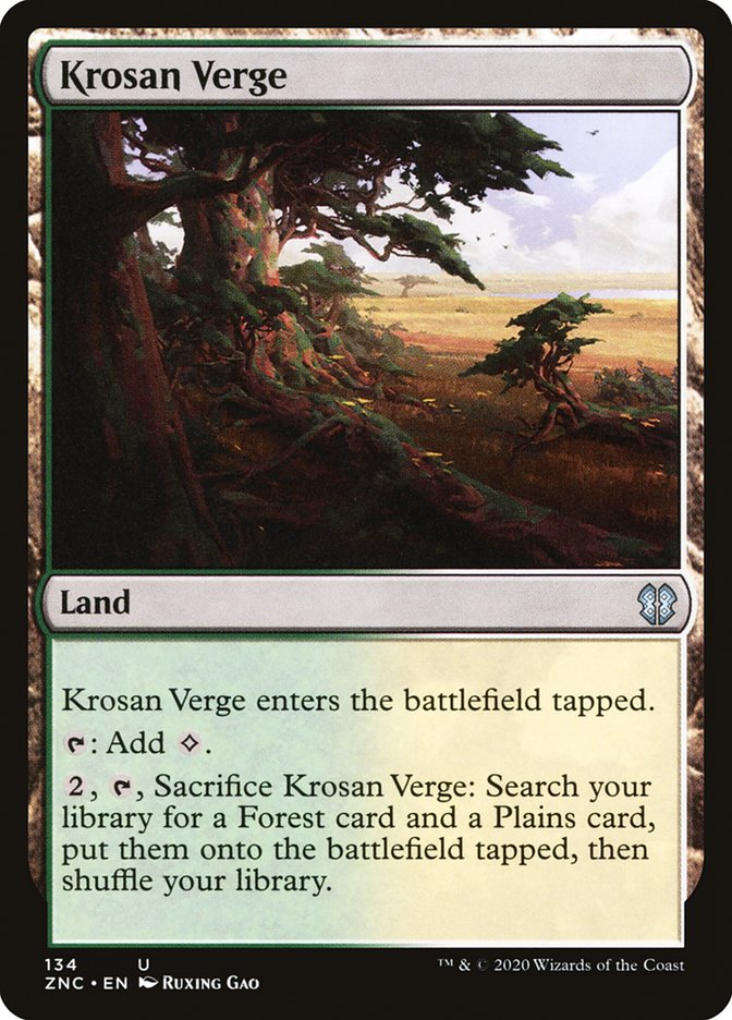 Krosan Verge [Zendikar Rising Commander] | Gamers Paradise