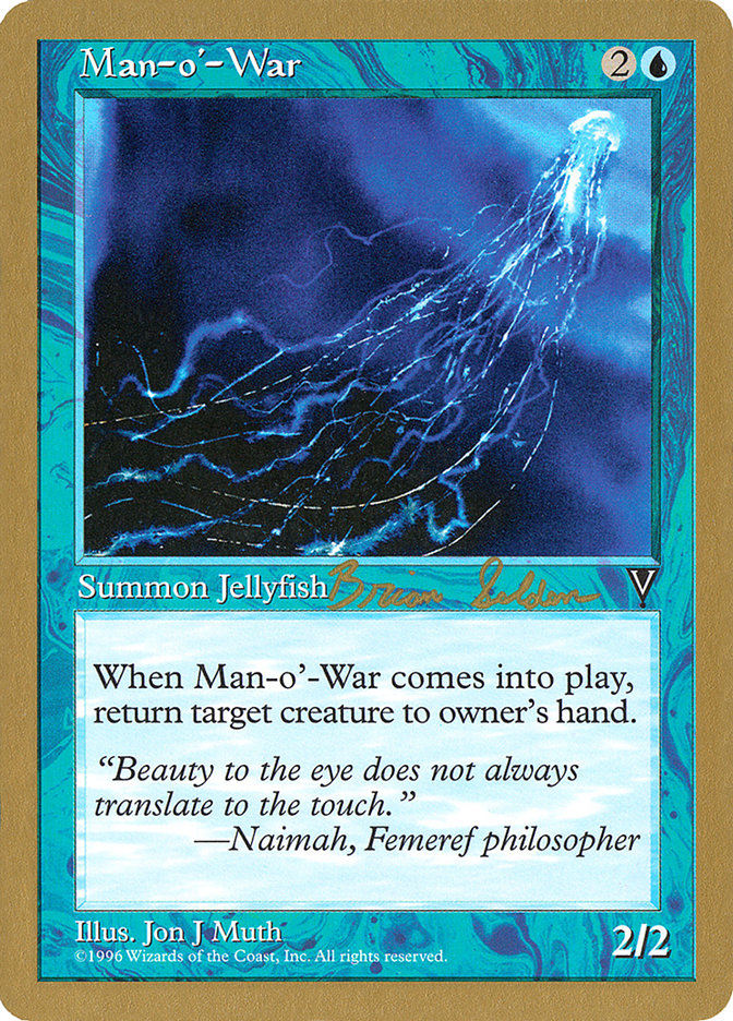 Man-o'-War (Brian Selden) [World Championship Decks 1998] | Gamers Paradise