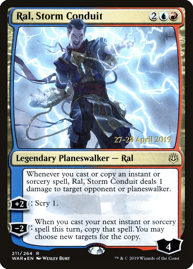 Ral, Storm Conduit [War of the Spark Prerelease Promos] | Gamers Paradise