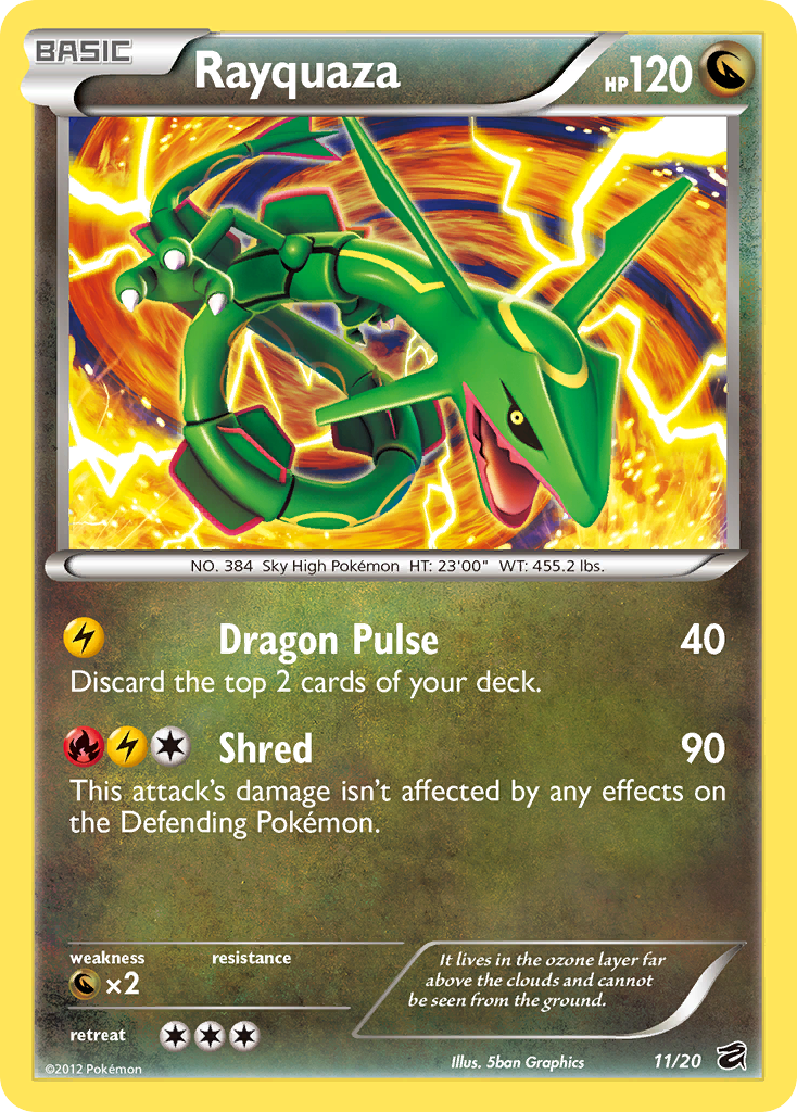 Rayquaza (11/20) [Black & White: Dragon Vault] | Gamers Paradise