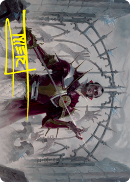 Cemetery Gatekeeper Art Card (Gold-Stamped Signature) [Innistrad: Crimson Vow Art Series] | Gamers Paradise