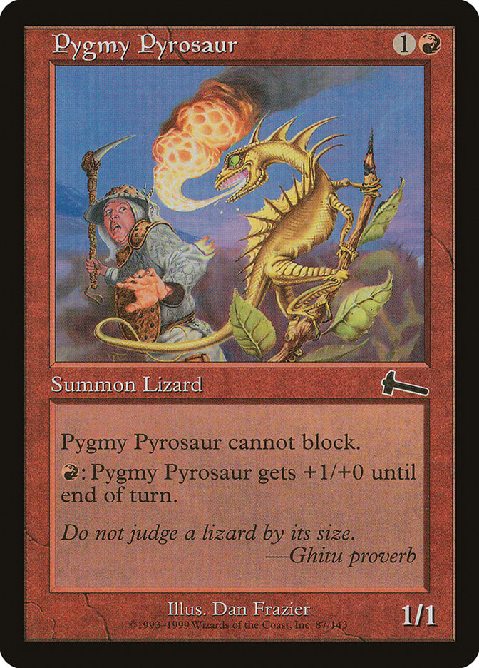 Pygmy Pyrosaur [Urza's Legacy] | Gamers Paradise