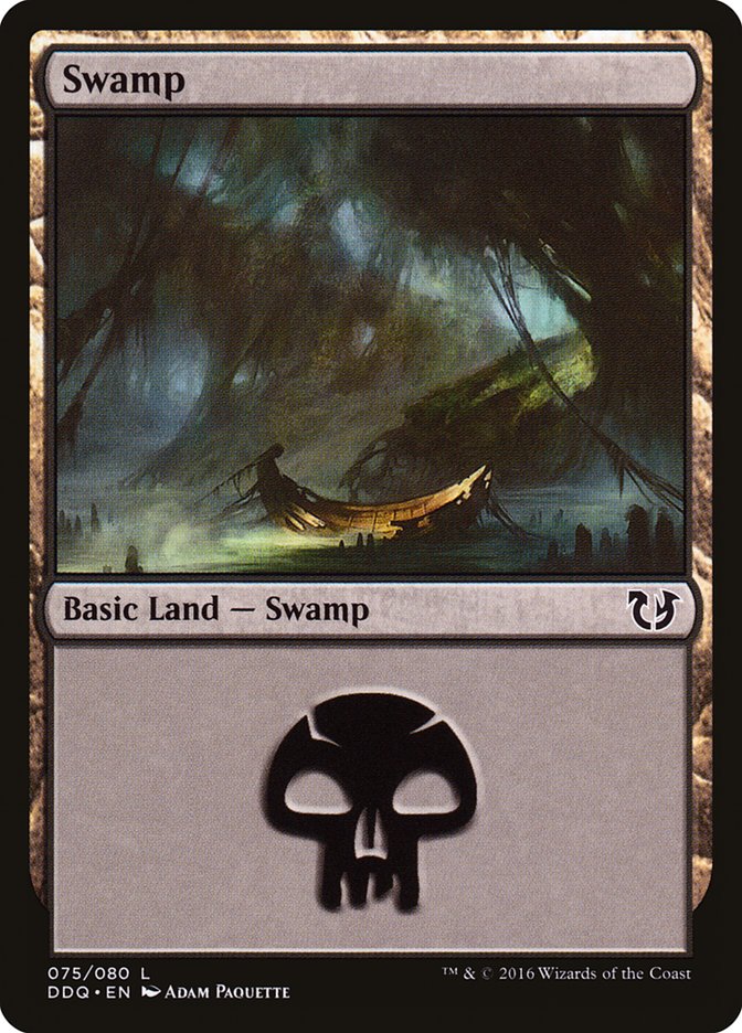 Swamp (75) [Duel Decks: Blessed vs. Cursed] | Gamers Paradise