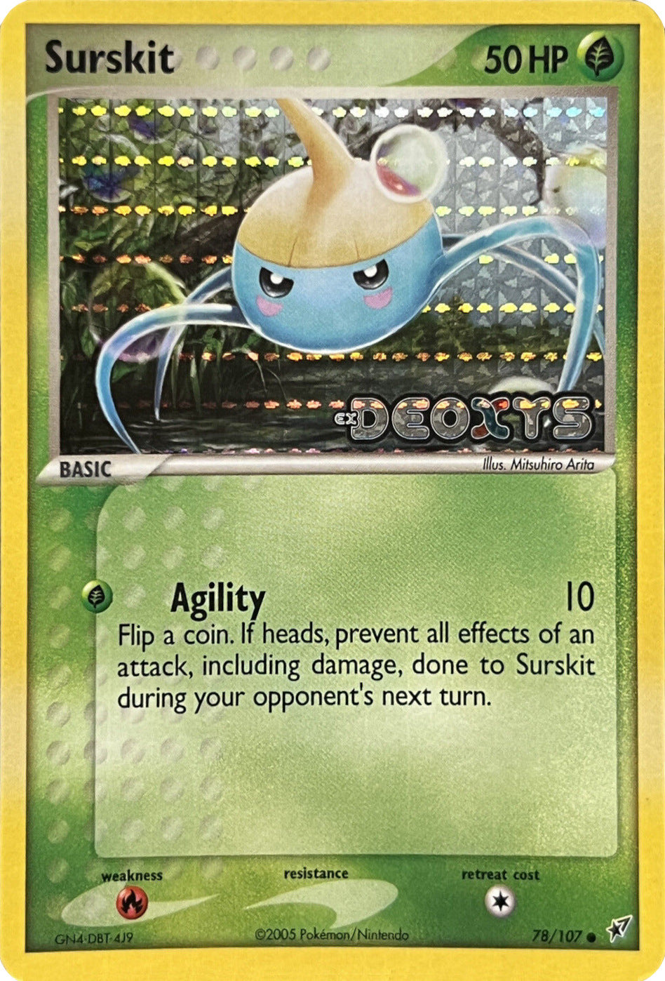 Surskit (78/107) (Stamped) [EX: Deoxys] | Gamers Paradise