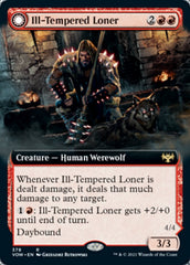 Ill-Tempered Loner // Howlpack Avenger (Extended Art) [Innistrad: Crimson Vow] | Gamers Paradise