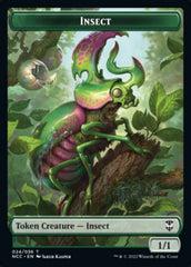 Ogre // Insect Double-Sided Token [Streets of New Capenna Commander Tokens] | Gamers Paradise