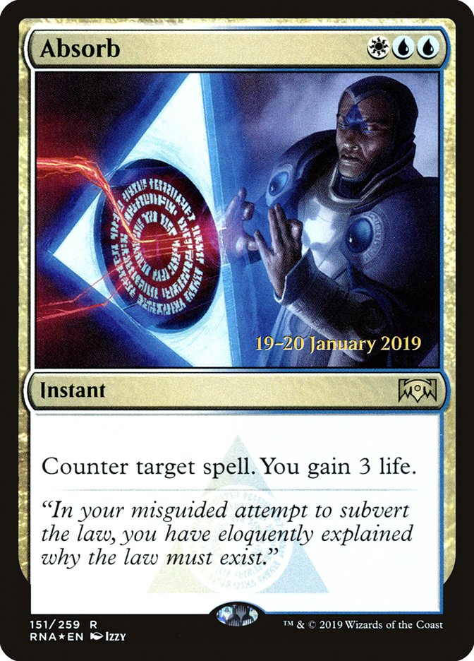Absorb [Ravnica Allegiance Prerelease Promos] | Gamers Paradise