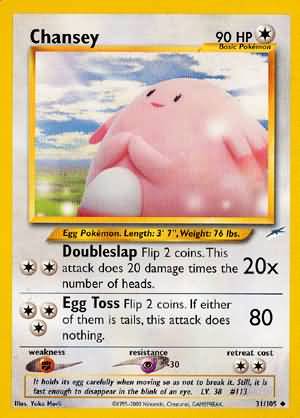 Chansey (31/105) [Neo Destiny Unlimited] | Gamers Paradise