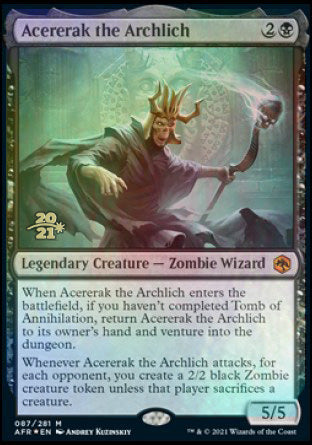 Acererak the Archlich [Dungeons & Dragons: Adventures in the Forgotten Realms Prerelease Promos] | Gamers Paradise