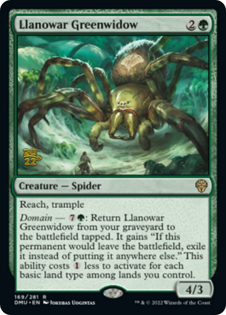 Llanowar Greenwidow [Dominaria United Prerelease Promos] | Gamers Paradise