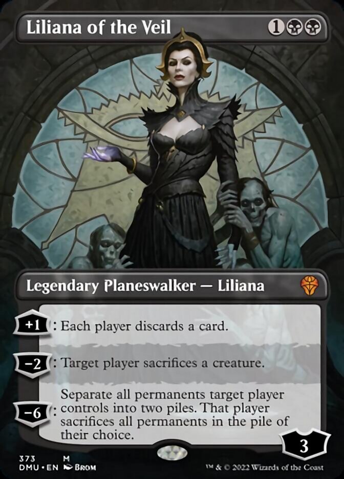 Liliana of the Veil (Borderless) [Dominaria United] | Gamers Paradise