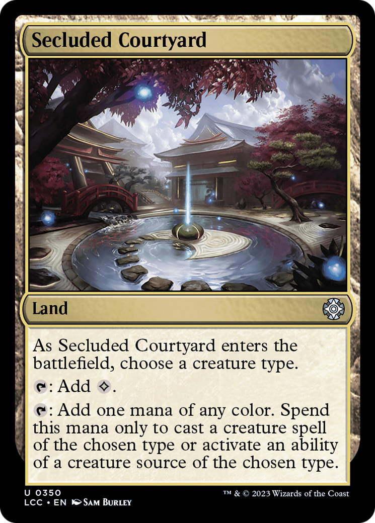 Secluded Courtyard [The Lost Caverns of Ixalan Commander] | Gamers Paradise