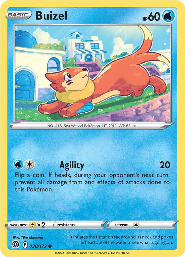 Buizel (038/172) [Sword & Shield: Brilliant Stars] | Gamers Paradise