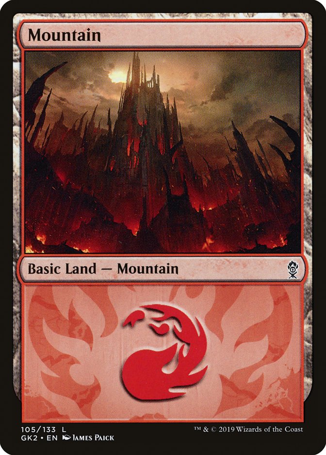 Mountain (105) [Ravnica Allegiance Guild Kit] | Gamers Paradise