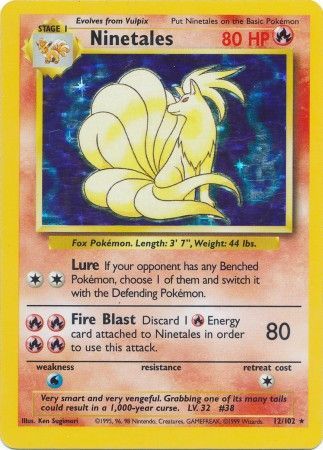 Ninetales (12/102) [Base Set Unlimited] | Gamers Paradise