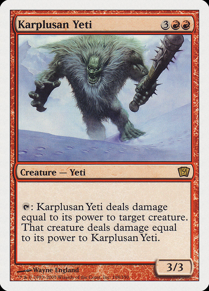 Karplusan Yeti [Ninth Edition] | Gamers Paradise