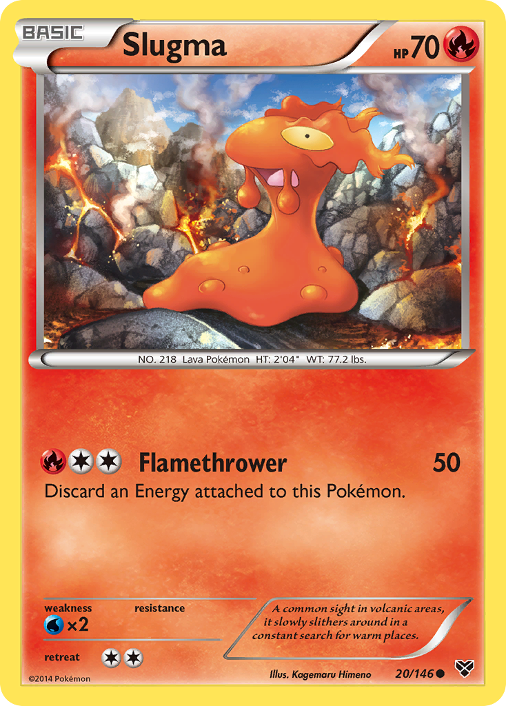 Slugma (20/146) [XY: Base Set] | Gamers Paradise