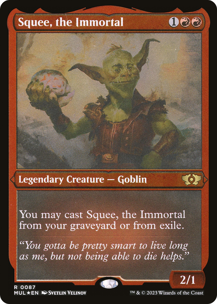 Squee, the Immortal (Foil Etched) [Multiverse Legends] | Gamers Paradise