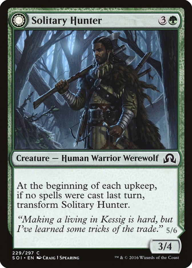 Solitary Hunter // One of the Pack [Shadows over Innistrad] | Gamers Paradise