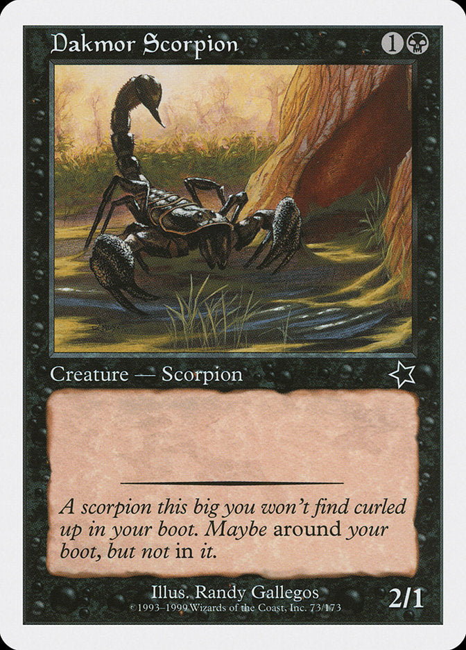 Dakmor Scorpion [Starter 1999] | Gamers Paradise