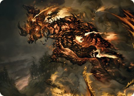 Pyre Spawn Art Card [Innistrad: Crimson Vow Art Series] | Gamers Paradise