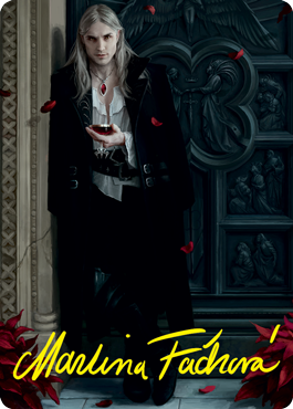 Sorin the Mirthless 1 Art Card (Gold-Stamped Signature) [Innistrad: Crimson Vow Art Series] | Gamers Paradise
