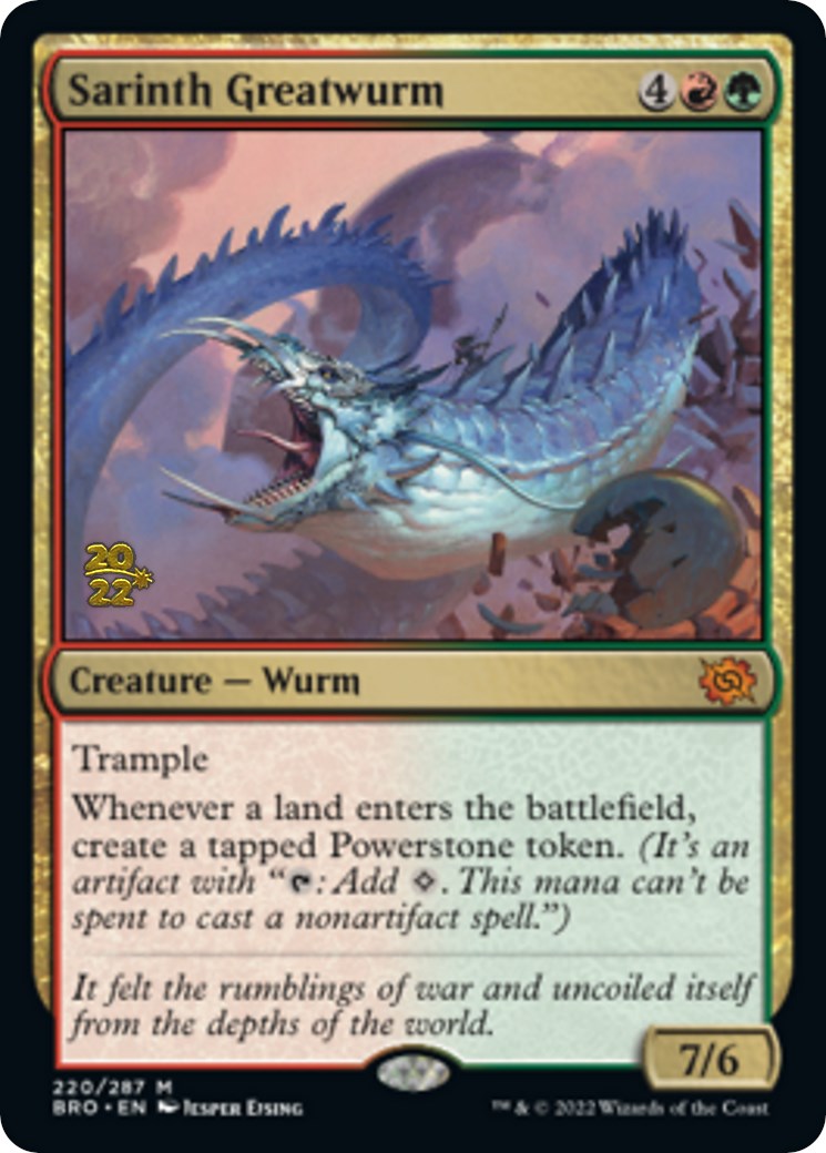 Sarinth Greatwurm [The Brothers' War Prerelease Promos] | Gamers Paradise