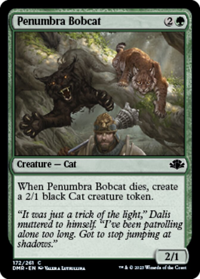 Penumbra Bobcat [Dominaria Remastered] | Gamers Paradise