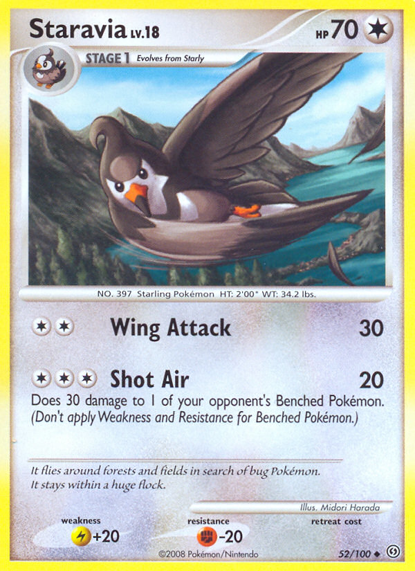 Staravia (52/100) [Diamond & Pearl: Stormfront] | Gamers Paradise