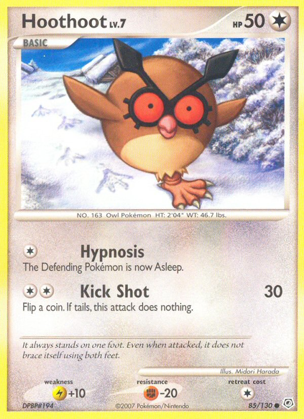 Hoothoot (85/130) [Diamond & Pearl: Base Set] | Gamers Paradise