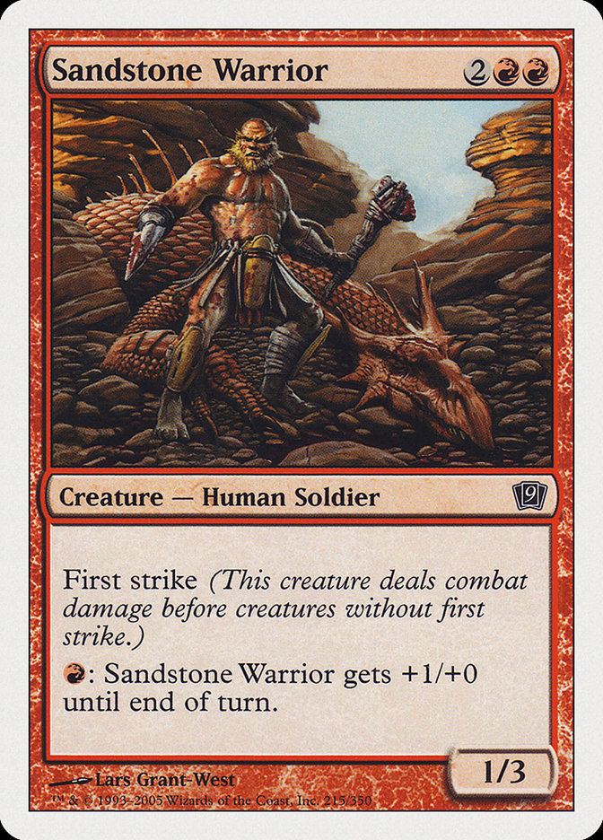 Sandstone Warrior [Ninth Edition] | Gamers Paradise