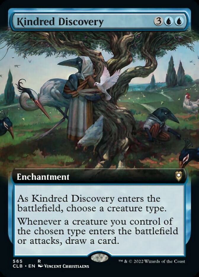 Kindred Discovery (Extended Art) [Commander Legends: Battle for Baldur's Gate] | Gamers Paradise