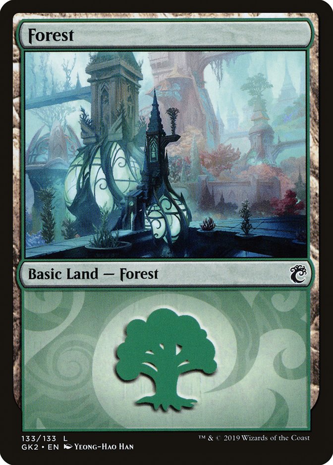 Forest (133) [Ravnica Allegiance Guild Kit] | Gamers Paradise