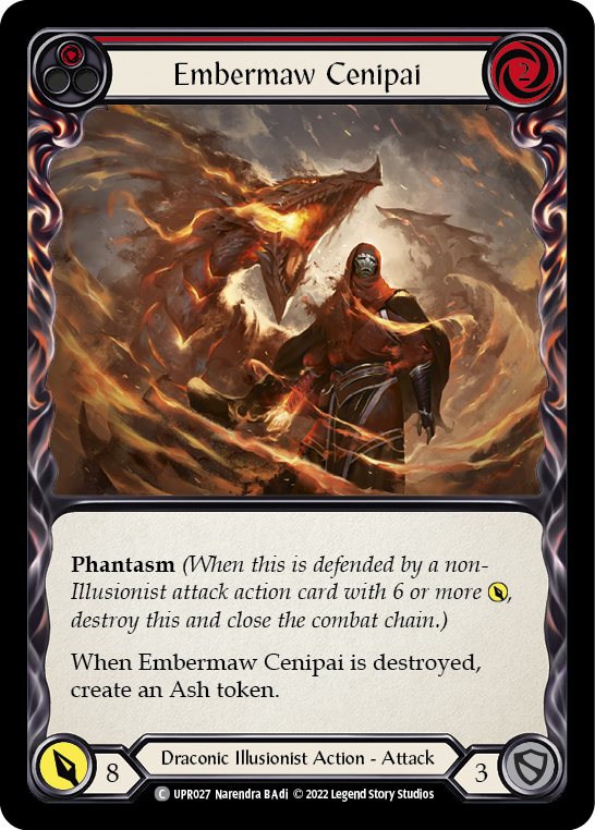 Embermaw Cenipai (Red) [UPR027] (Uprising)  Rainbow Foil | Gamers Paradise