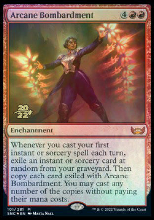 Arcane Bombardment [Streets of New Capenna Prerelease Promos] | Gamers Paradise